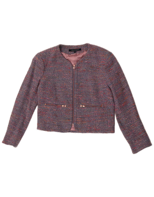 French Connection Ženska jakna sa kratkim rukavima UK 10 Small Blue Flected