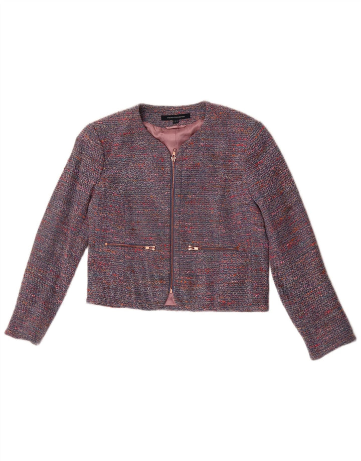 French Connection Ženska jakna sa kratkim rukavima UK 10 Small Blue Flected