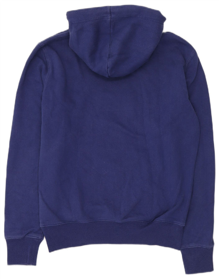 SUPERDRY muška majica s kapuljačom Srednje plavi pamuk