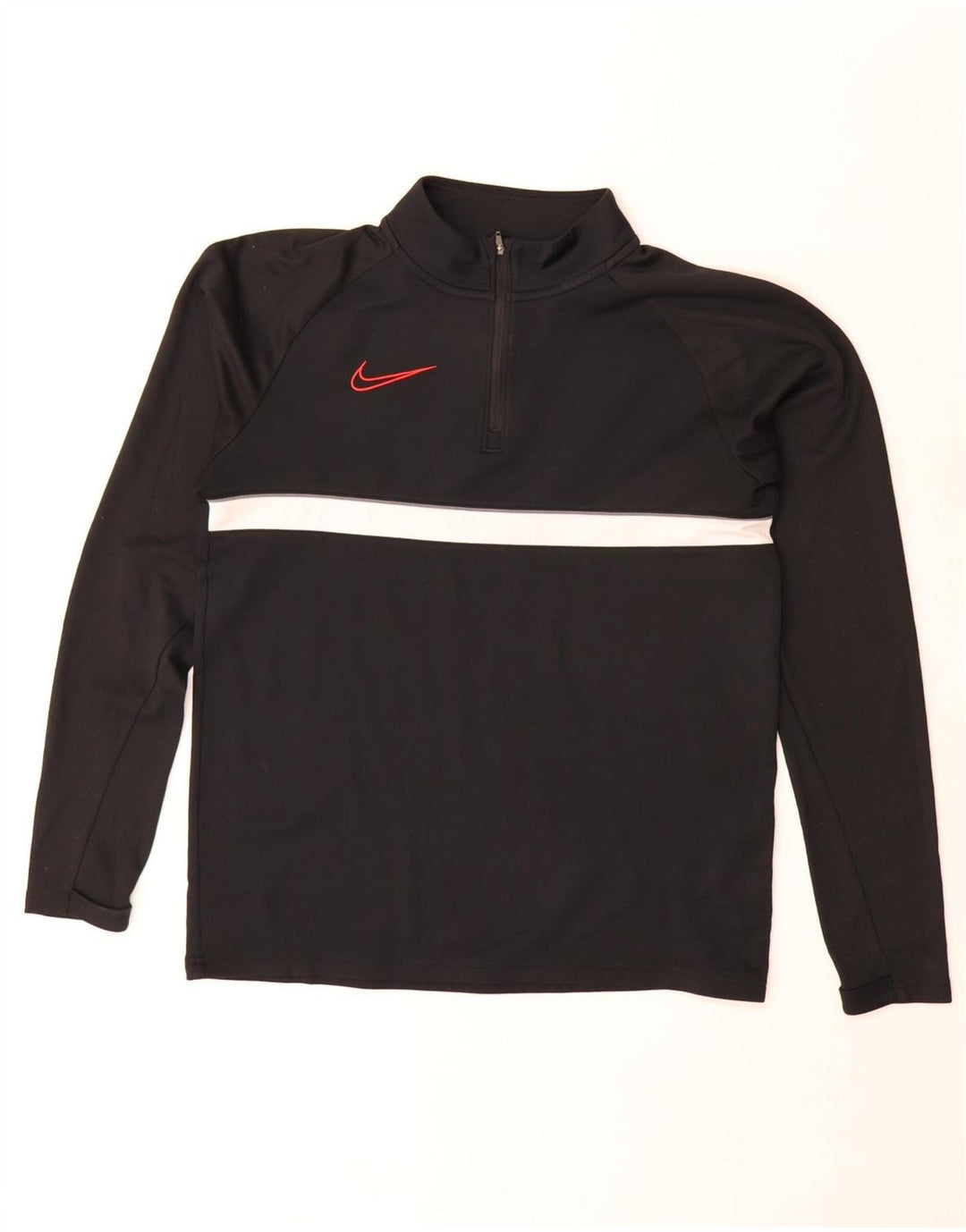 Nike Dri Fit majica s izrezom s patentnim zatvaračem i gornji dio male crne trenirke