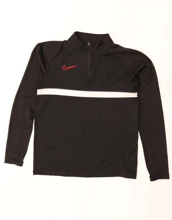 Nike Dri Fit majica s izrezom s patentnim zatvaračem i gornji dio male crne trenirke