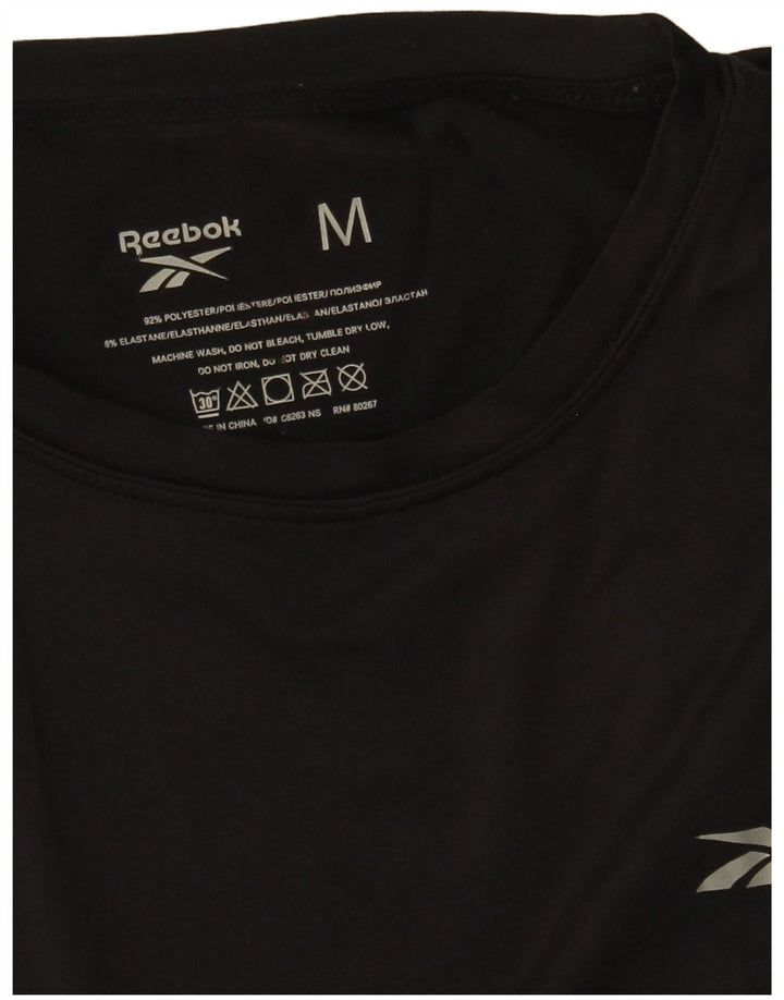 Reebok muška majica kratkih rukava srednji crni poliester