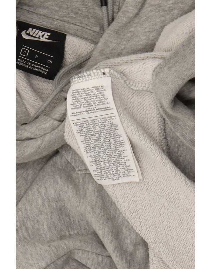 Nike Muška majica s kapuljačom Mala siva pamučna
