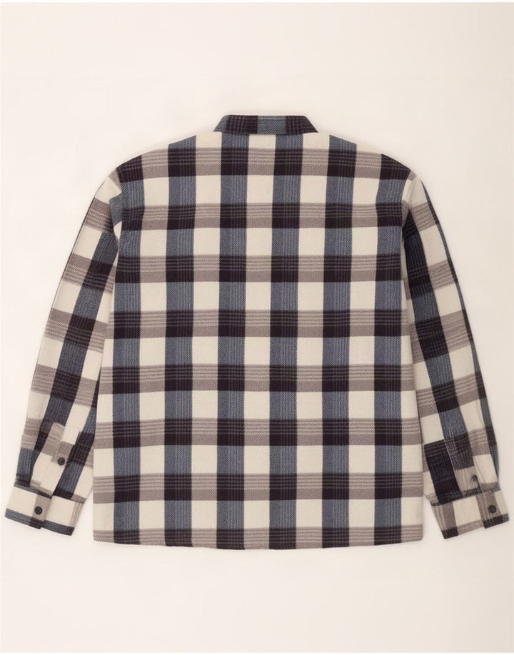 Vintage muška flanelska košulja srednje šarene kare