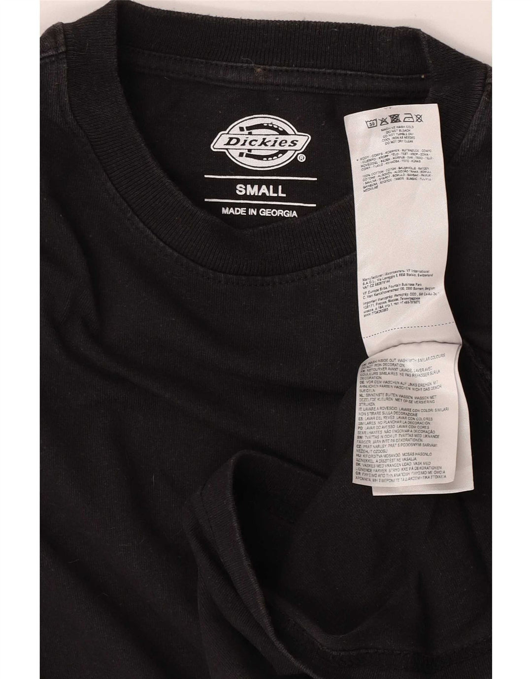 Dickies muška majica dugih rukava s grafikama, mala, crna pamučna