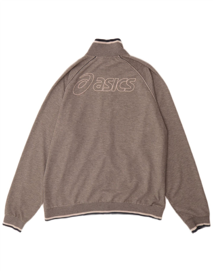 Asics muška trenirka Graphic Gornja jakna XL siva sportska poliester