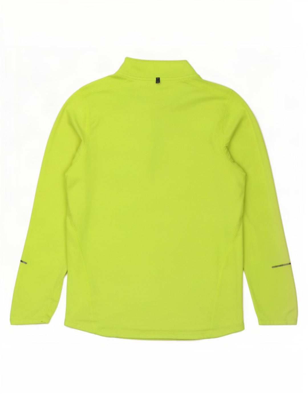 Nike Dri Fit majica s izrezom i dugim rukavima, mali žuti poliester