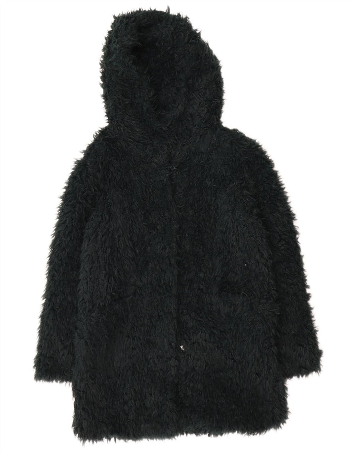 Zara ženski kaput s kapuljačom Teddy UK 14 srednje zelene boje