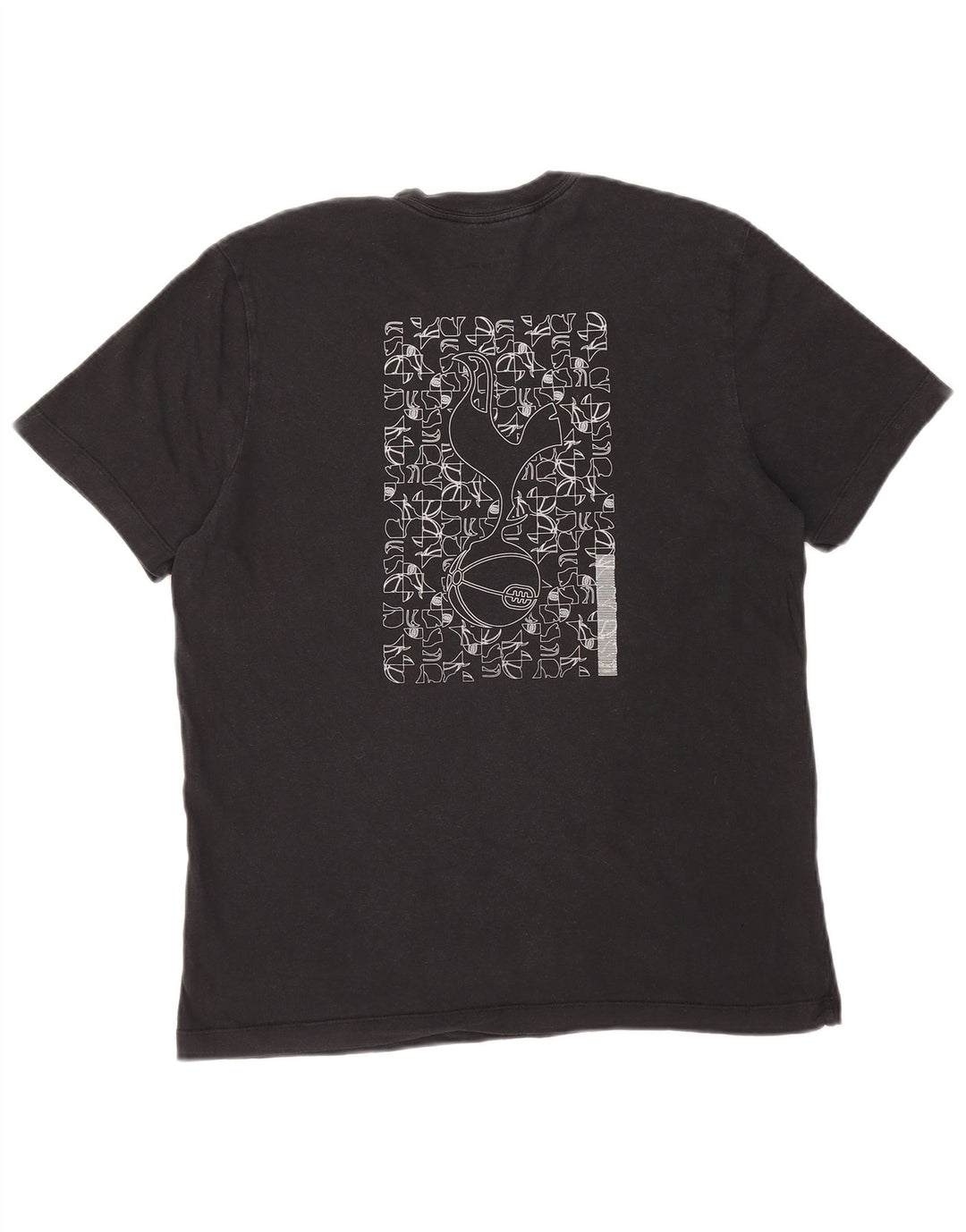 NIKE Muška majica kratkih rukava Tottenham Hotspur Graphic T-Shirt Srednji crni pamuk