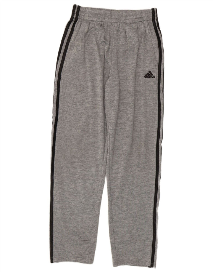 ADIDAS Hlače za trenirku za dječake 14-15 godina Sivi flekasti poliester