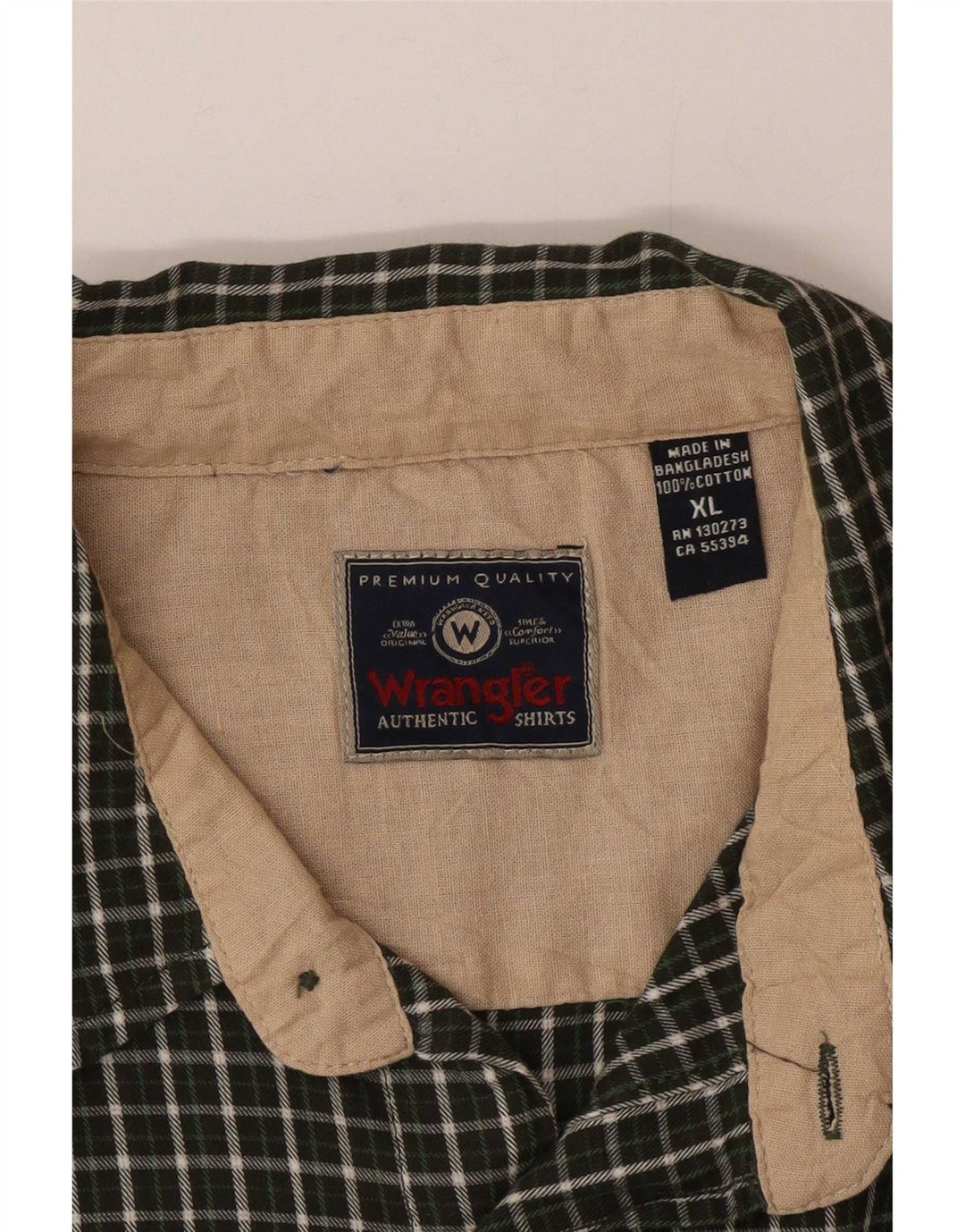 Wrangler muška flanelska košulja XL zeleni karirani