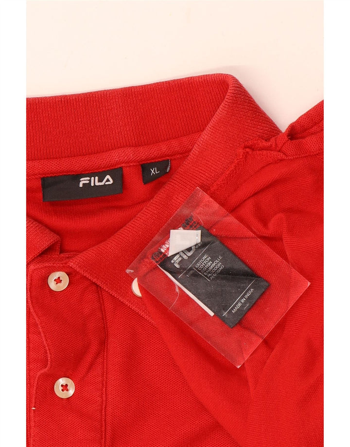 FILA muška polo majica XL crveni pamuk