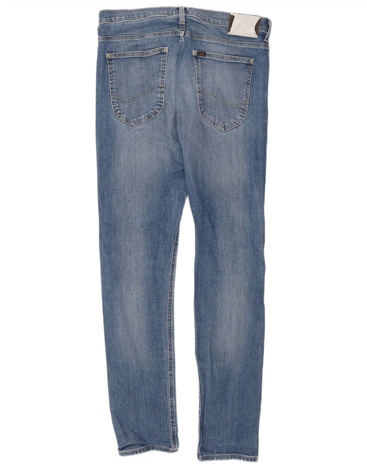 Lee Mens Luke Slim Jeans W33 L32 Plavi pamuk