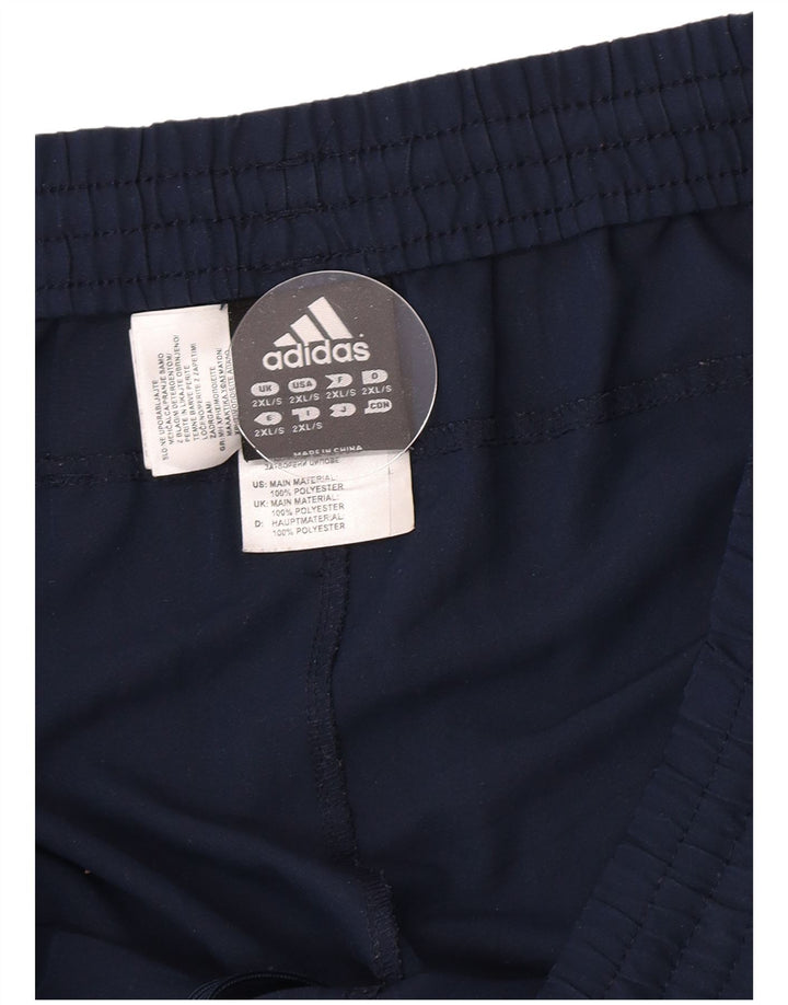 Adidas muške hlače za trenirku Climalite 2XL tamnoplavi poliester