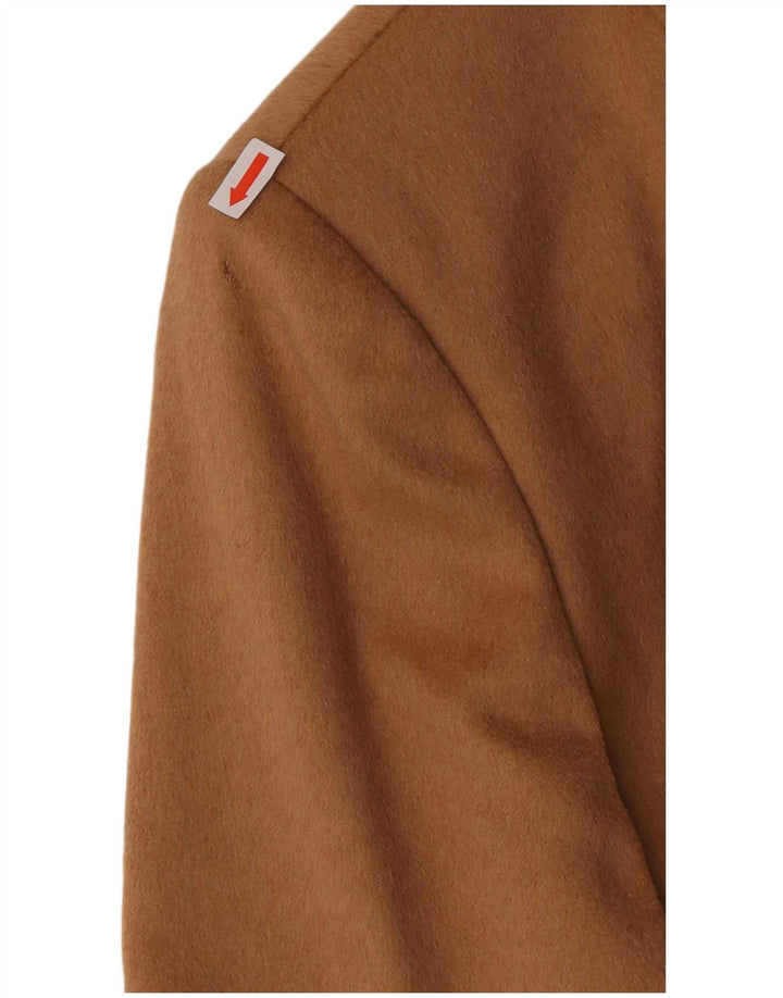 MAX MARA Ženska jakna sa 4 gumba UK 14 Large Beige Camelhair Classic