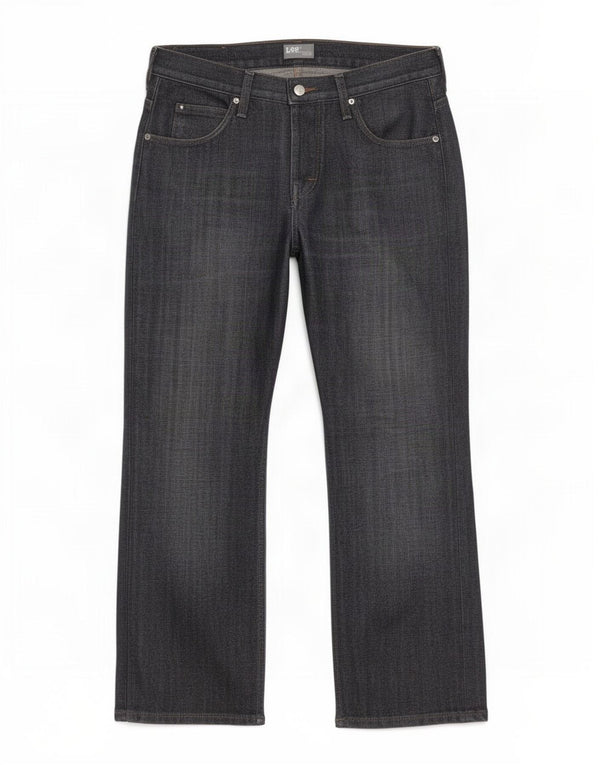 Lee Mens Knox Straight Jeans W33 L27 Plavi pamuk