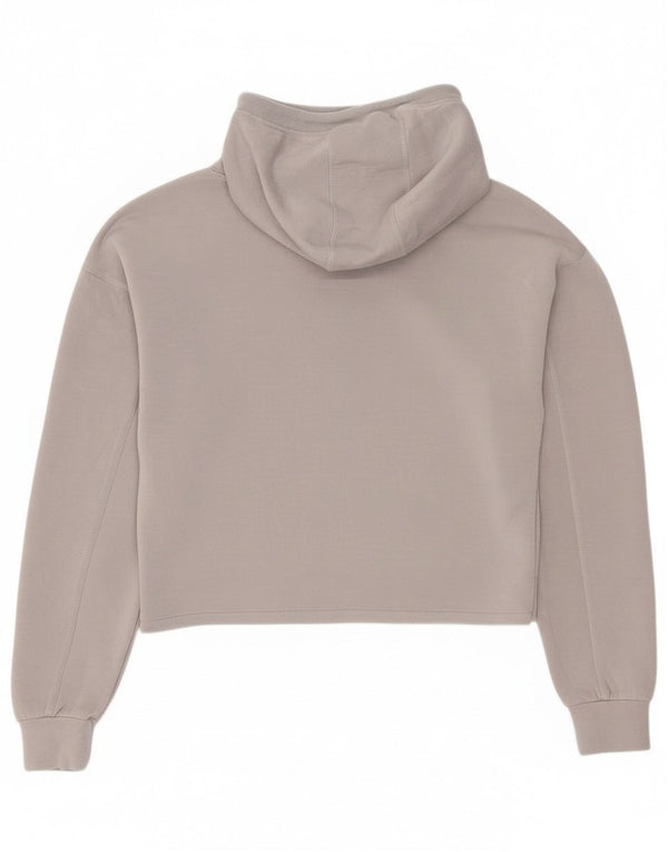 Guess ženska prekomjerna majica s kapuljačom s kapuljačom UK 6 XS siva