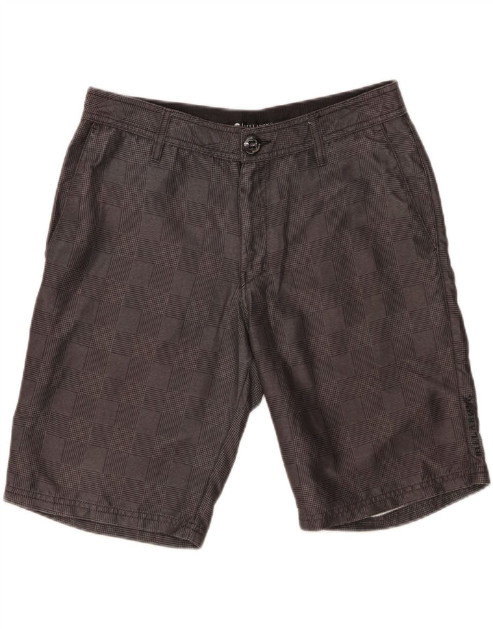 BILLABONG Muške chino kratke hlače W32 Srednje sive Houndstooth poliester