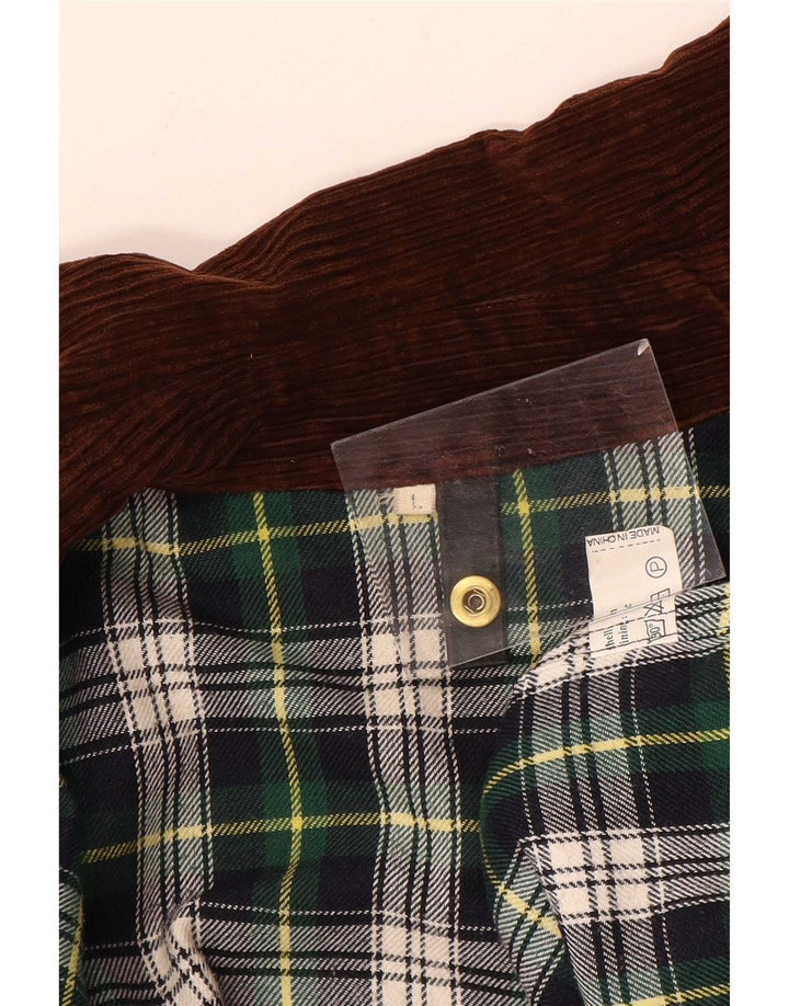 Vintage muška široka jakna od voštanog pamuka, velika zelena