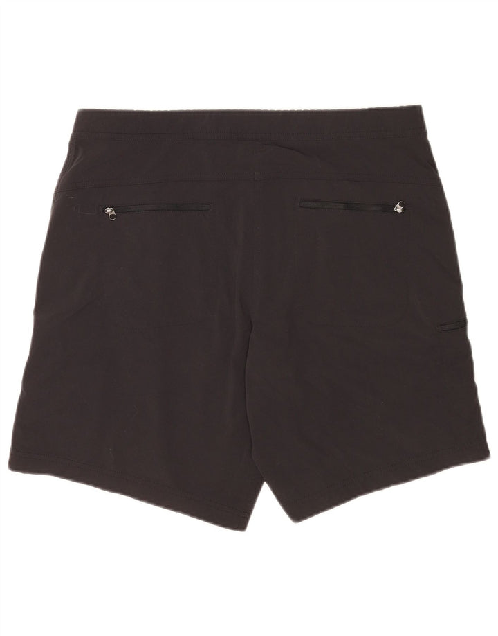 L.L.Bean ženske kargo kratke hlače US 12 Large W34 crni najlon