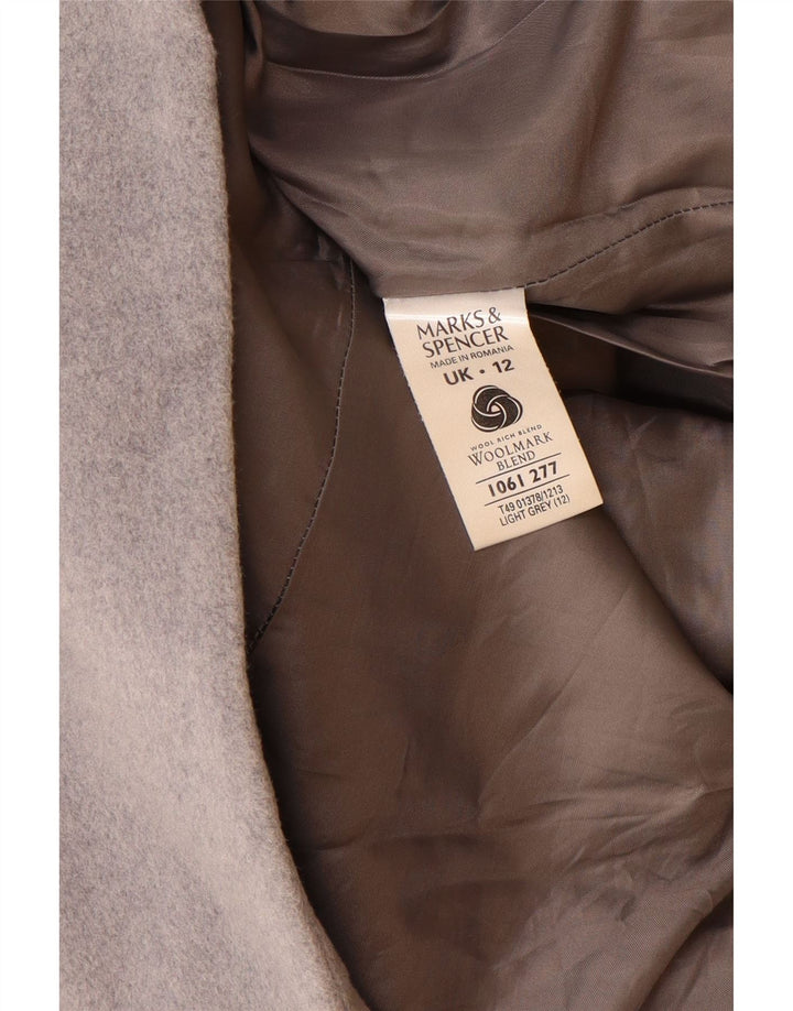 Marks & Spencer ženski kaput UK 12 srednje siva nova vuna