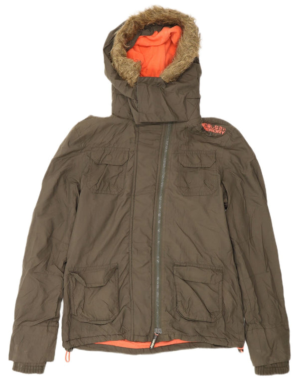 Superdry Mens The Windcheater vjetrovka s kapuljačom UK 36 Small kaki