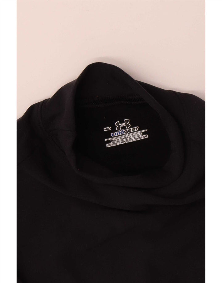 Muška majica Under Armour Cold Gear s dugim rukavima, srednji crni najlon