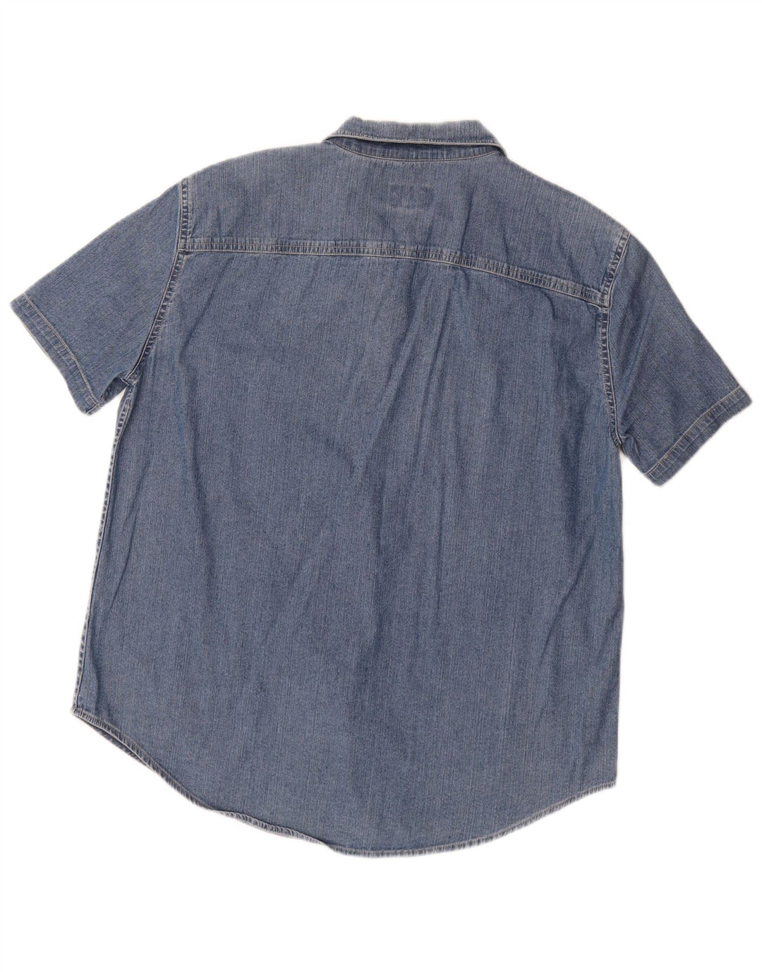 CALVIN KLEIN JEANS Ženska traper košulja kratkih rukava UK 18 XL plavi pamuk