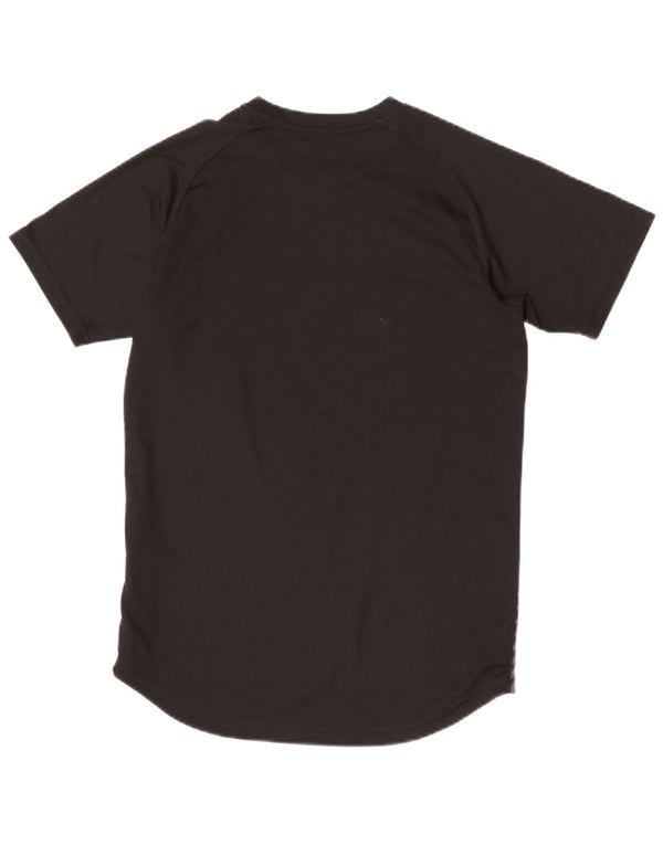 Puma Boys Graphic T-Shirt Top 13-14 Years Black Geometric Poliester Sports