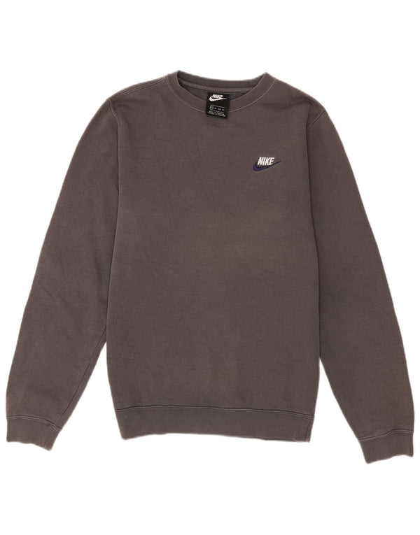 Nike Mens Sweatshirt Jumper XS Grey Cotton