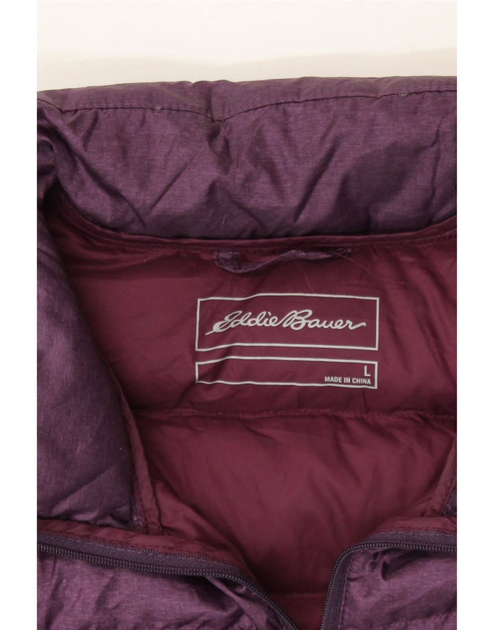 EDDIE BAUER Womens Padded Gilet UK 14 Large Purple Polyester Vintage Eddie Bauer and Second-Hand Eddie Bauer from Messina Hembry 