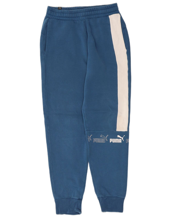 Puma ženske hlače za trenirku s grafičkim motivima Joggers UK 8 Small Blue Colourblock