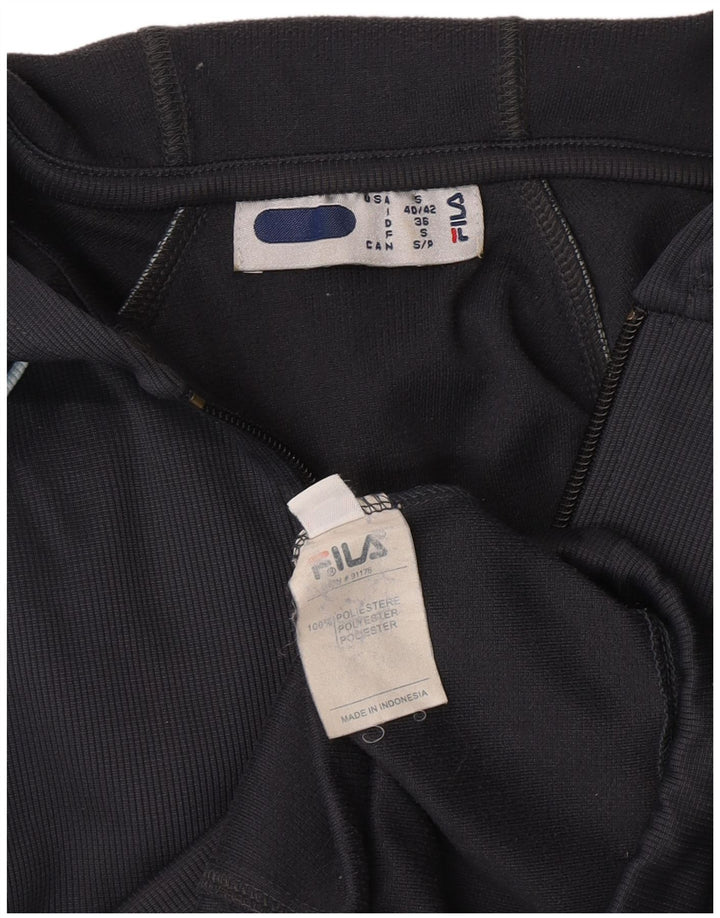 Fila ženski pulover s kapuljačom s patentnim zatvaračem IT 40/42 Mali tamnoplavi poliester