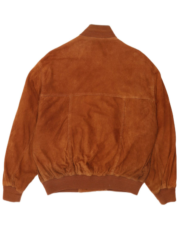Vintage muška bomber jakna od antilop kože EU 50 velika smeđa koža