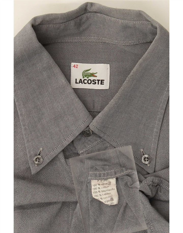 Lacoste muška košulja veličine 42 veliki sivi pamuk