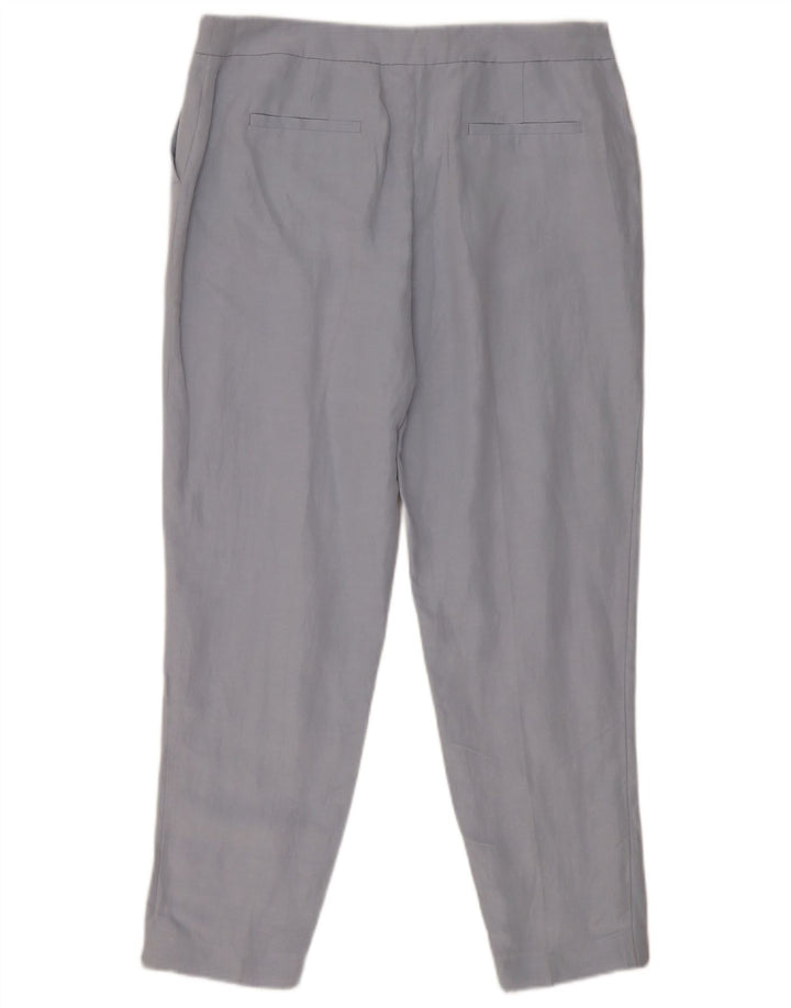 HOBBS Ženske sužene chino hlače visokog struka UK 14 Large W34 L28 Plave