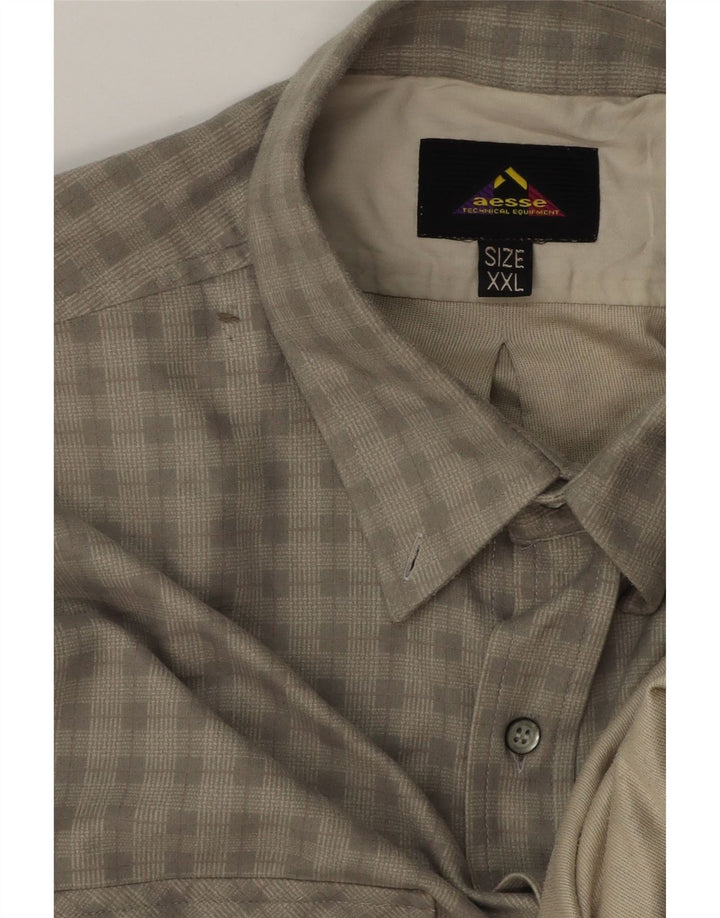 Aesse muška košulja 2XL siva gingham