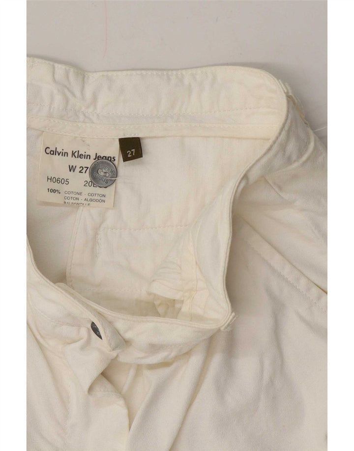 Calvin Klein Ženske chino kratke hlače W27 Mali bijeli pamuk