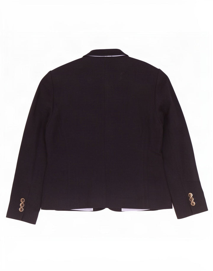 Massimo Dutti Ženska jakna s jednim gumbom EU 44 XL crni pamuk