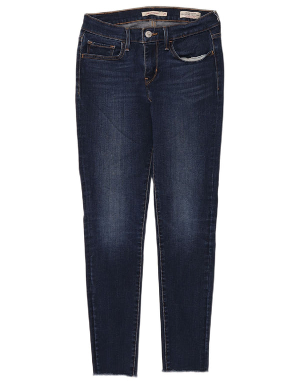 Levi's Womens 710 Super Skinny Jeans W27 L28 Navy Blue