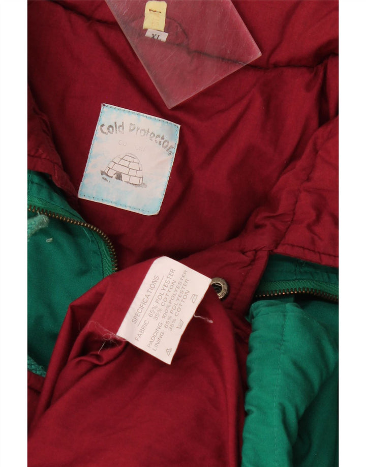 Vintage muška podstavljena jakna UK 42 XL zeleni poliester