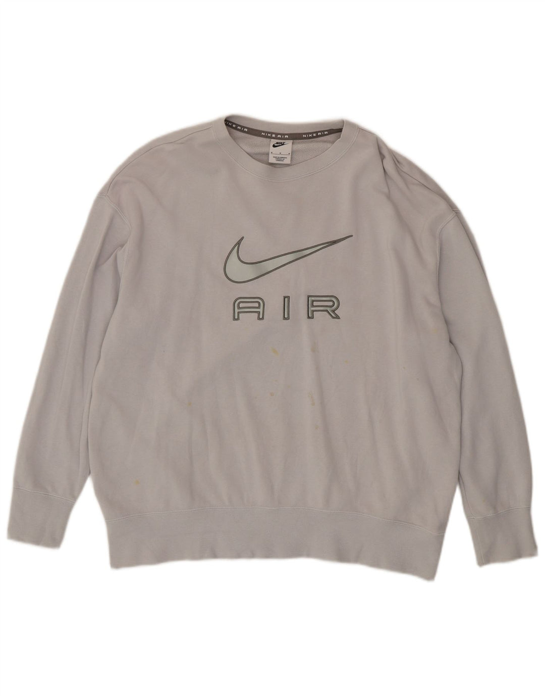 Nike ženski džemper s grafičkim motivima UK 14 srednje sivi pamuk