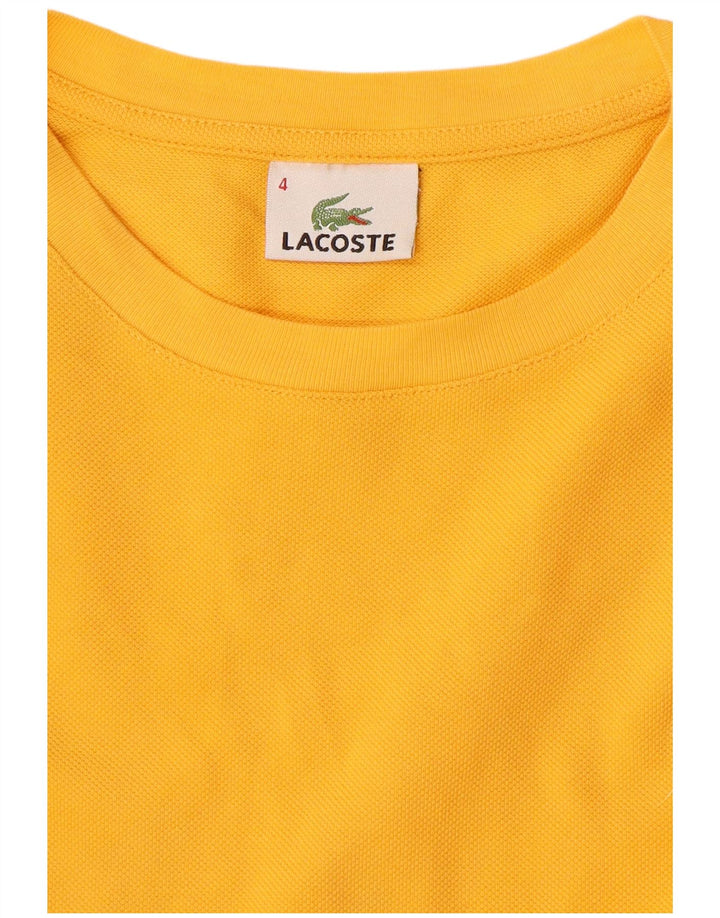 Lacoste muška majica kratkih rukava, veličina 4 srednje žuti pamuk