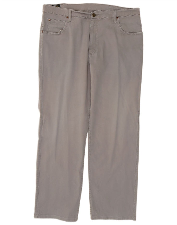 Lee Mens Brooklyn Straight Jeans W38 L30 Sivi pamuk