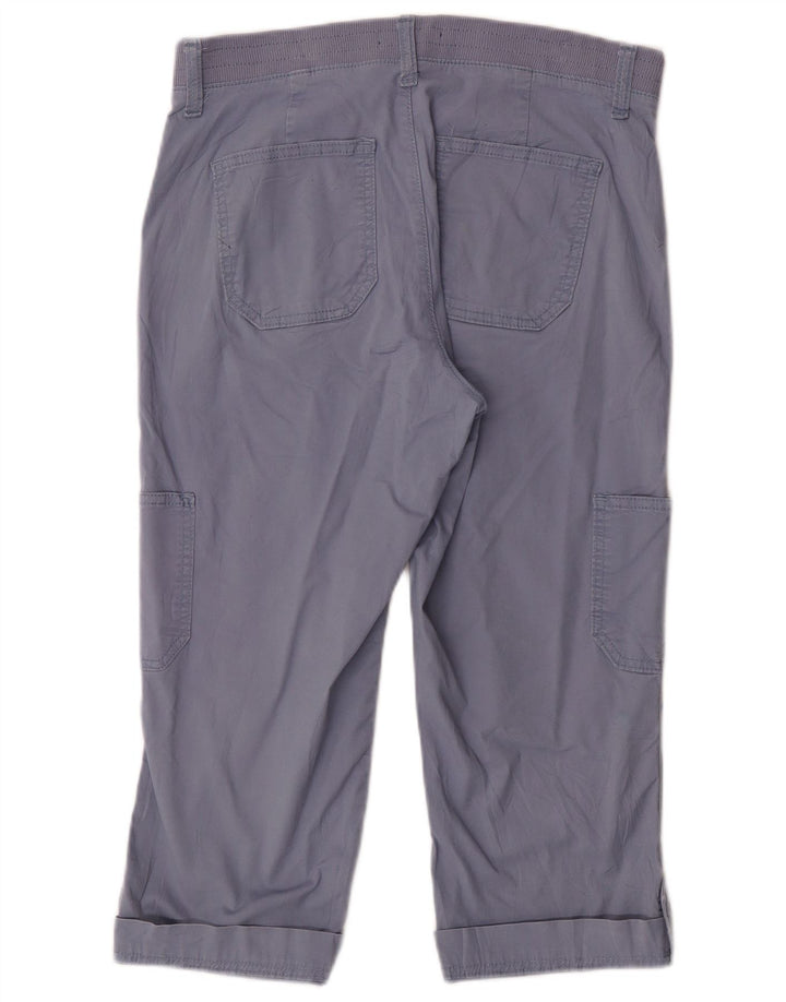 Lee ženske kapri hlače srednjeg rasta opuštenog kroja US 8 srednje veličine W32 L21 plave