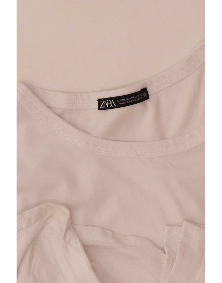 Zara ženska majica dugih rukava UK 18 XL bijela