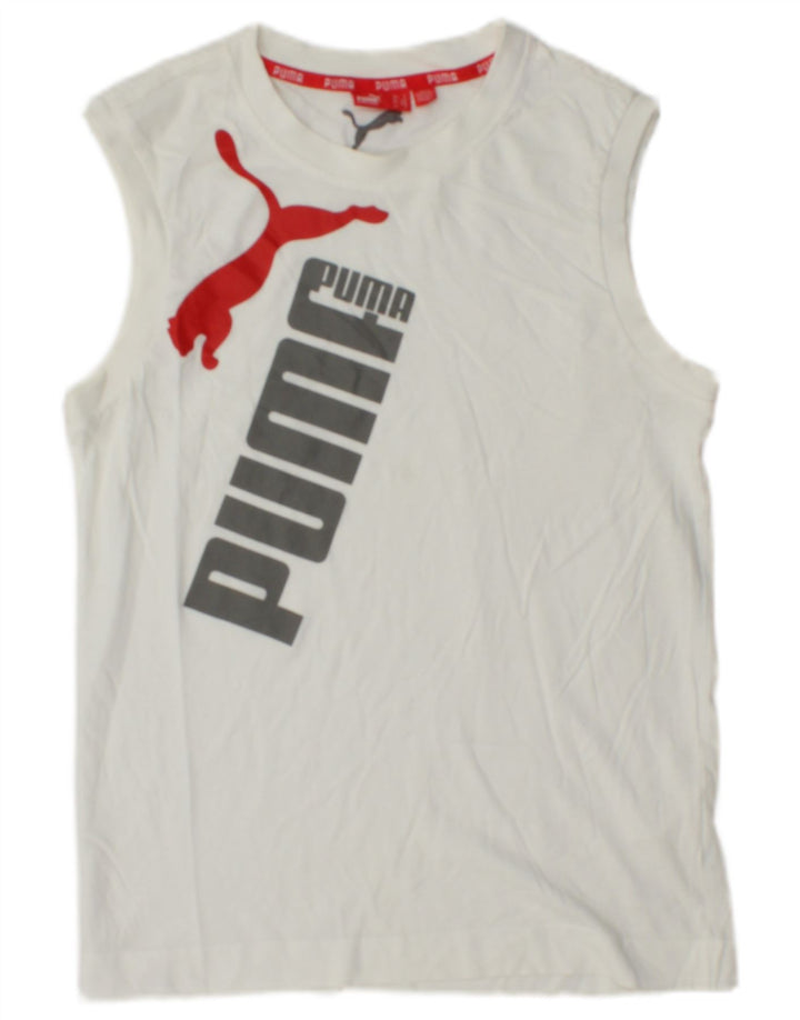 PUMA muška majica s grafičkim motivima, mala bijela