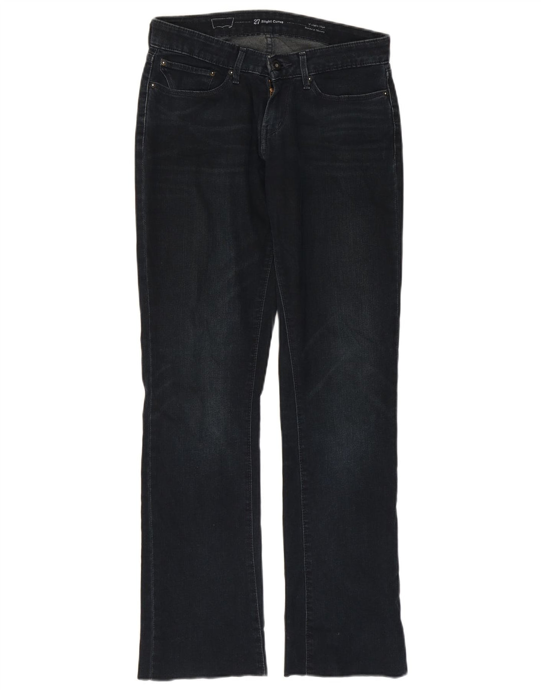 Levi's ženske traperice s blagim oblinama s modernim uzlazom W27 L34 tamnoplave