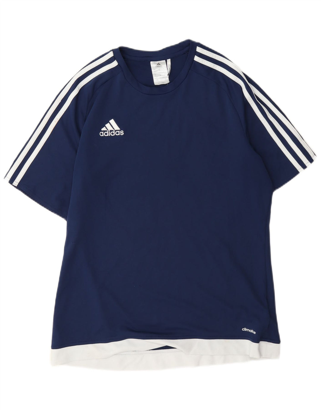 Adidas muška Climalite majica kratkih rukava Medium tamnoplavi Colourblock Poliester