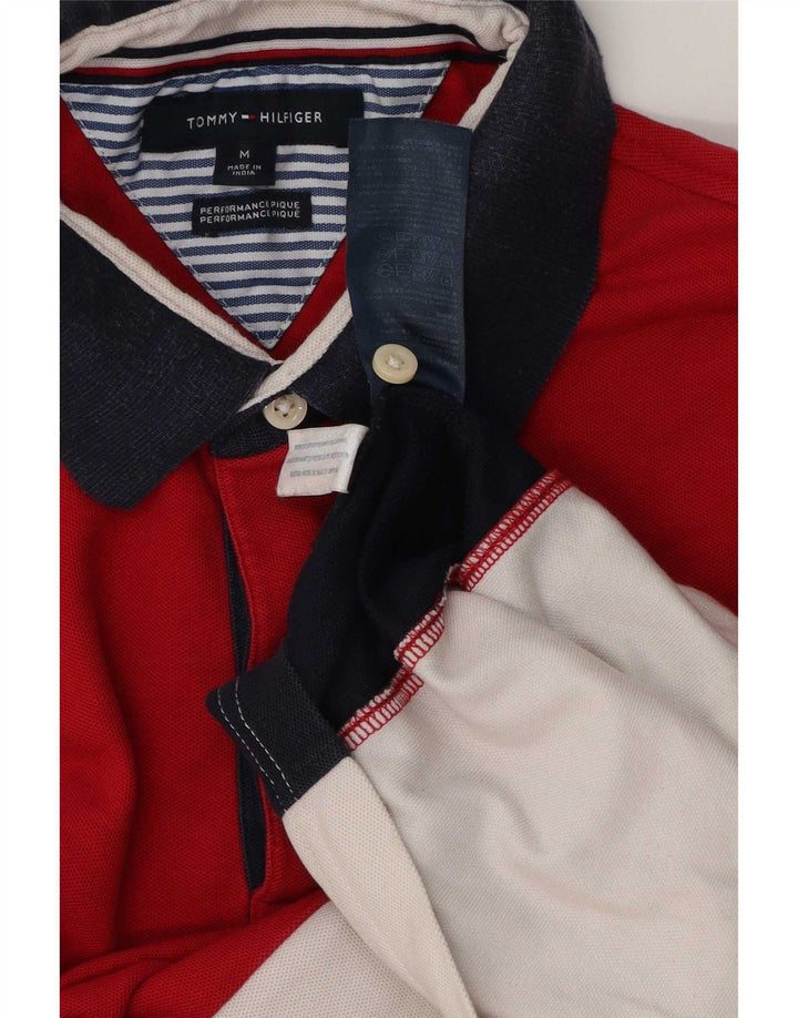 Tommy Hilfiger muška polo majica srednje crvene pamučne boje
